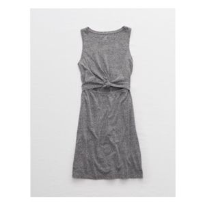 Aerie Front Knot Knit Dress